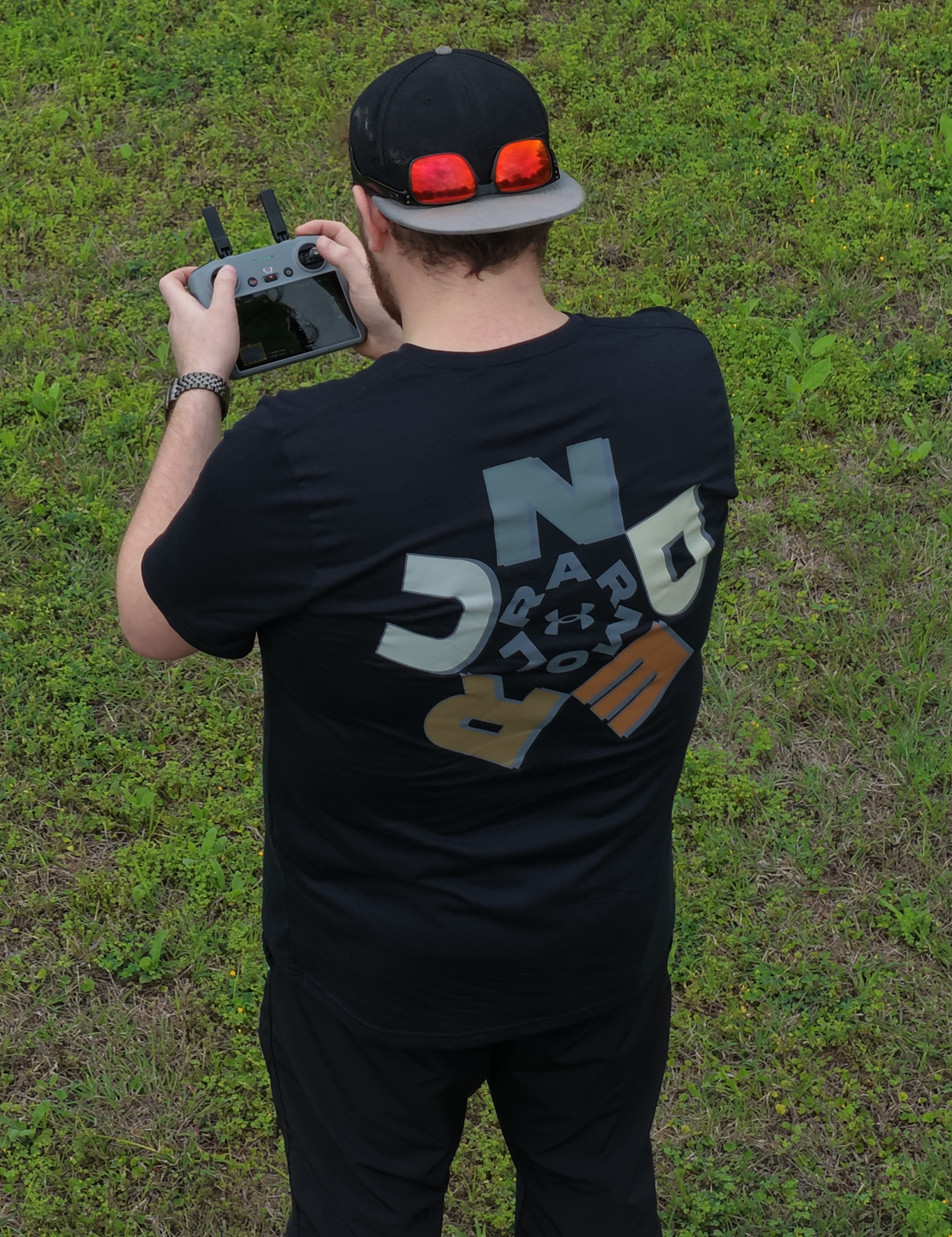 Chase H — FAA Part 107 certified drone pilot and founder of M24 Visuals, Houston TX
